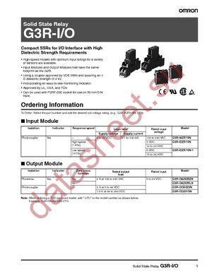 G3R-OA202SLN-DC5-24 datasheet  